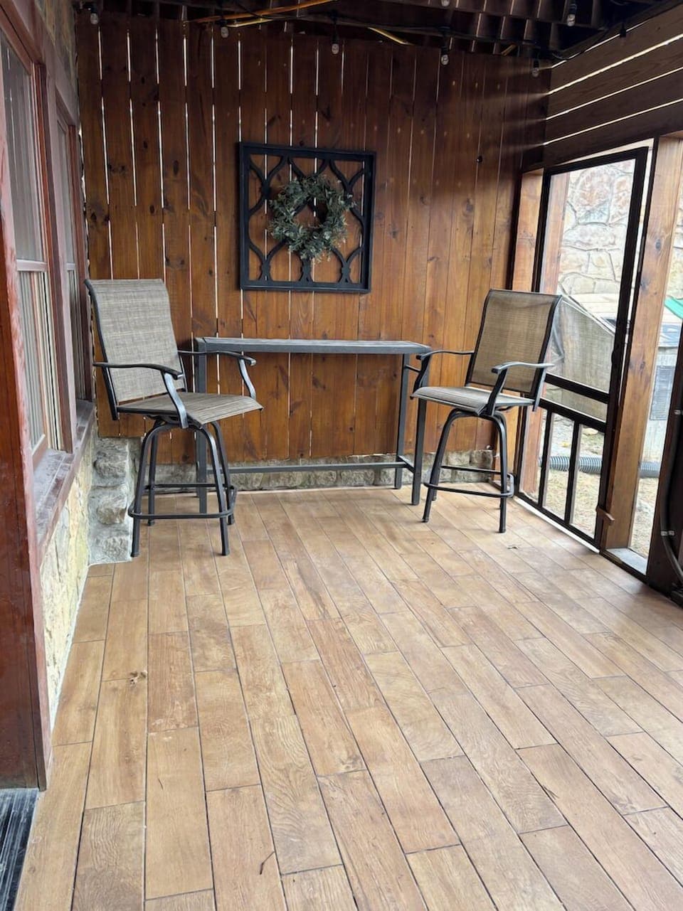 Tiled Private Patio