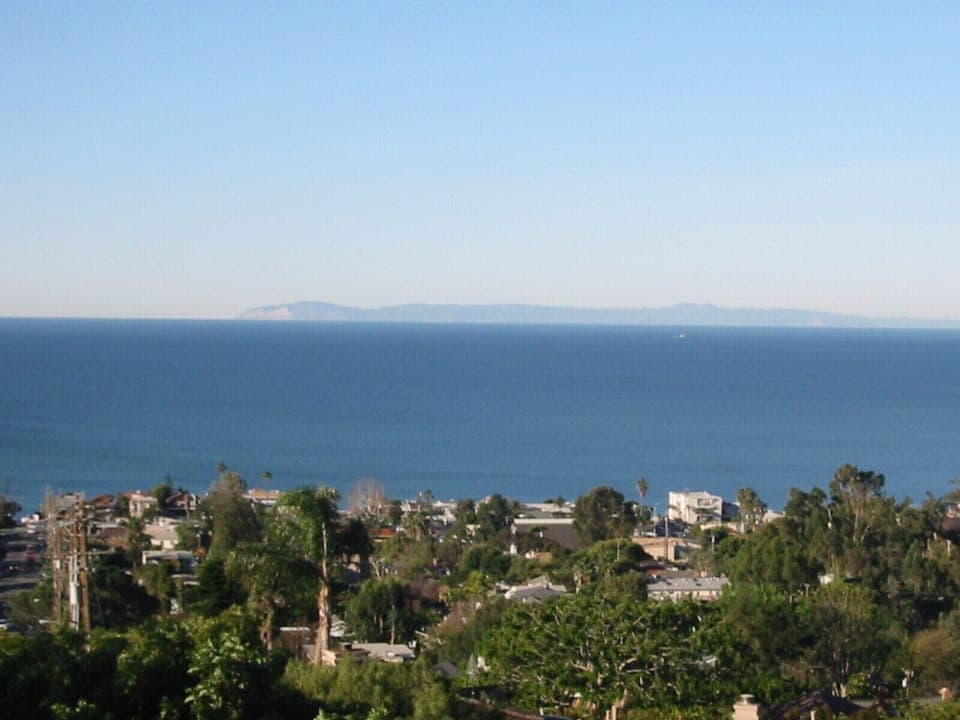 View from the house to Catalina Island.