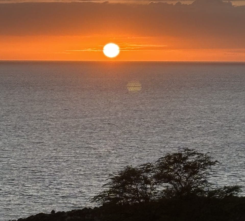 Sunset from the lanai