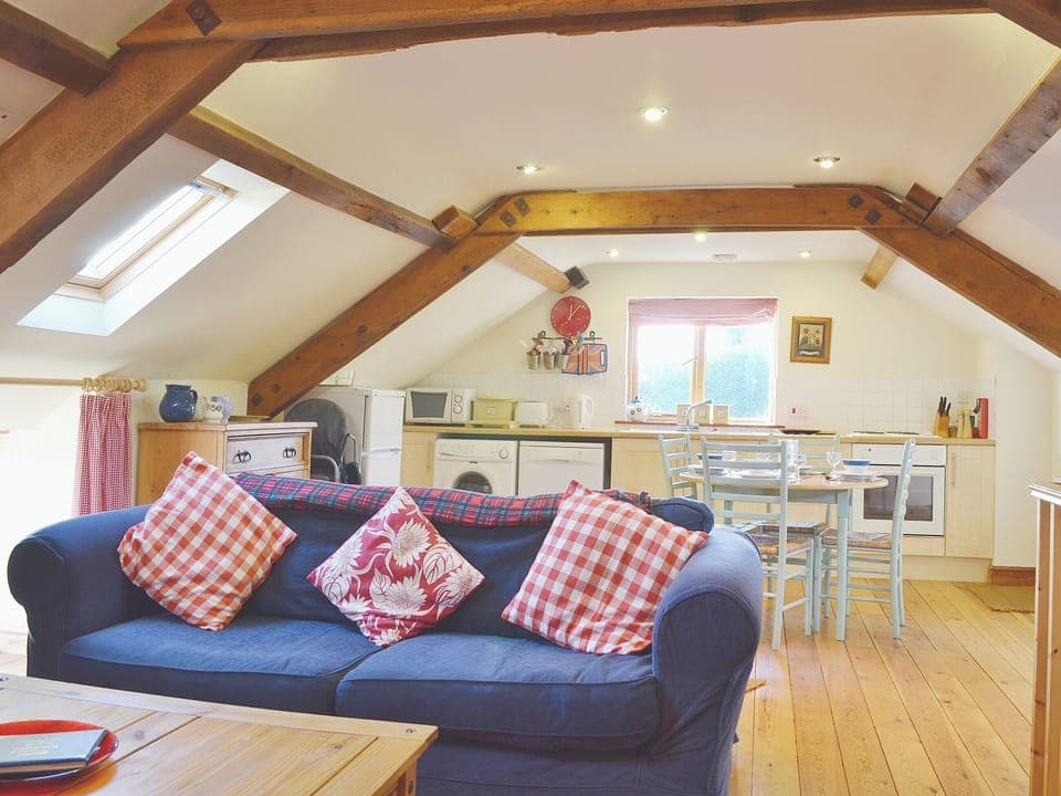 Open plan living/dining room/kitchen | Parc Uchaf Cottages - Stable Cottage, Oswestry