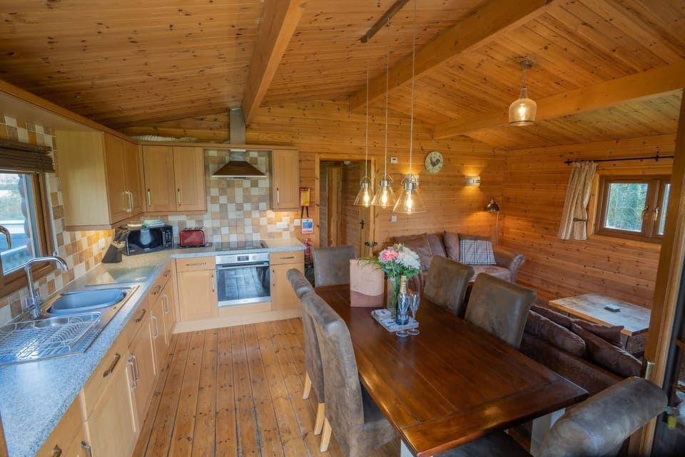 Open plan, kitchen dining and lounge area