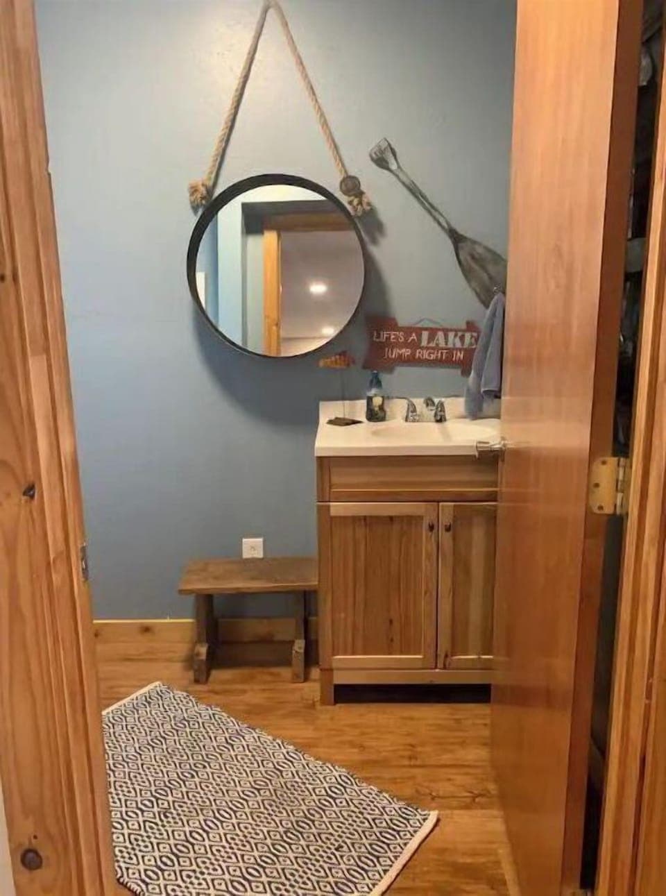 half bath with washer/dryer