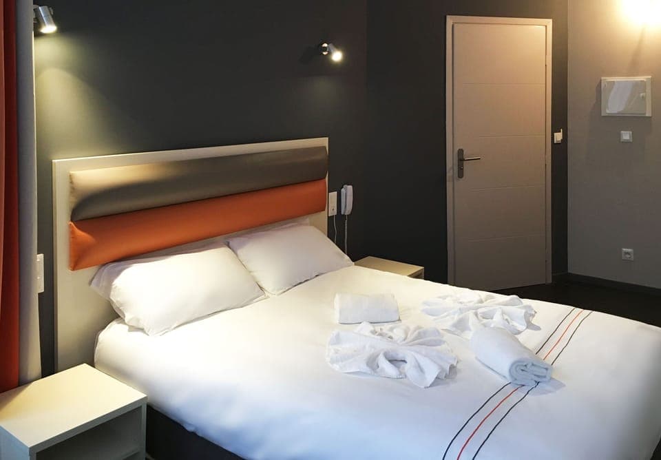 Drift to sleep in a comfortable bed after a wonderful day outside.