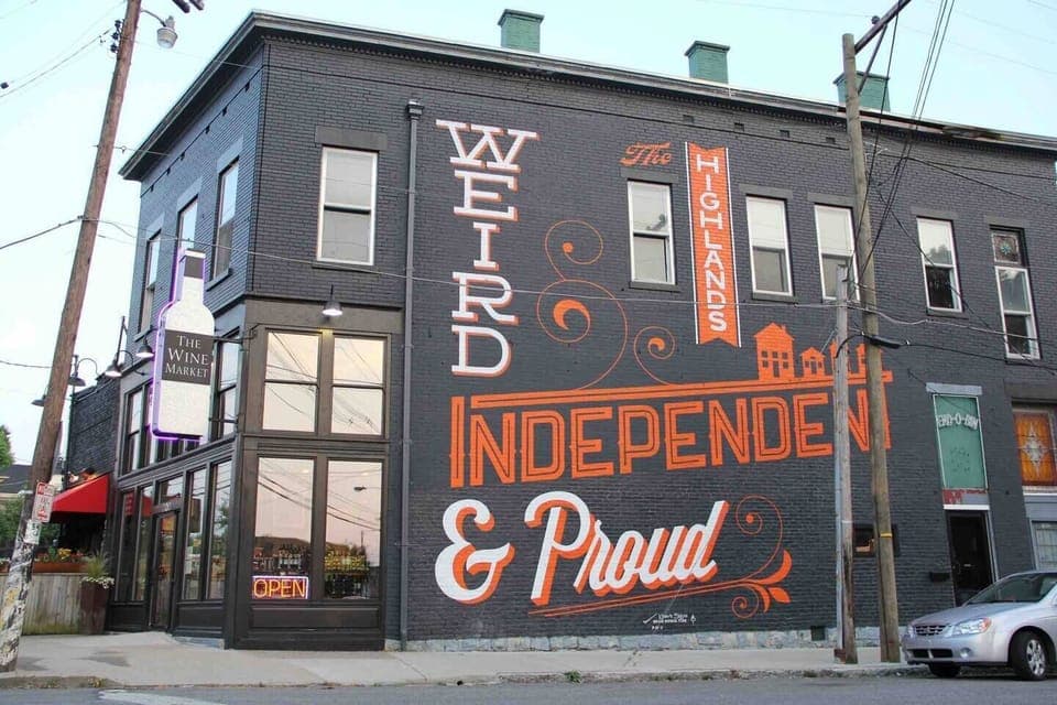 Explore the weird and independent spirit of the Highlands neighborhood.