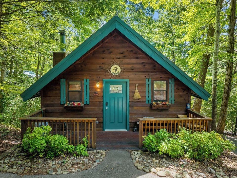 Your fairytale escape starts at this storybook front door.