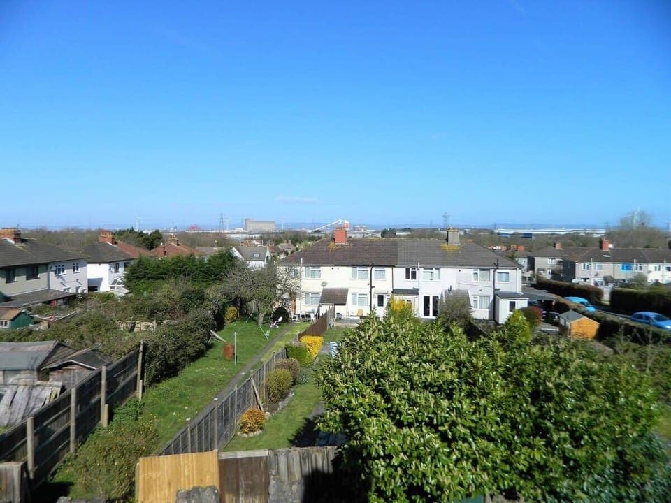 View from the bedroom window