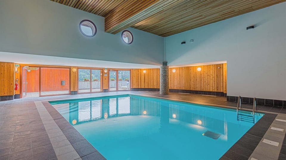 Fancy a swim? Take a dip in the indoor pool.