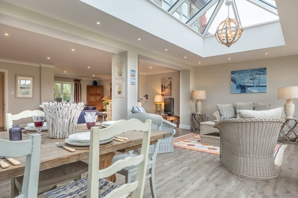 Ground floor: The orangery boasts exceptional lighting