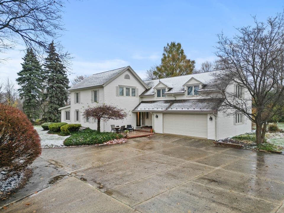 Front door/parking area