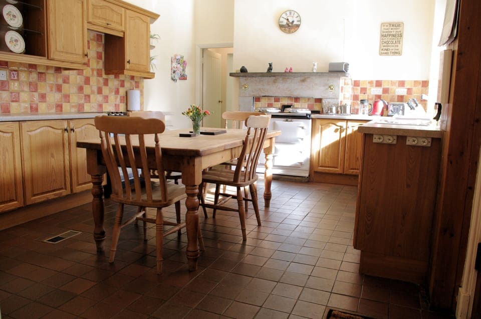 Large, very well equipped kitchen at The Rookery in Bishopdale in the Yorkshire Dales