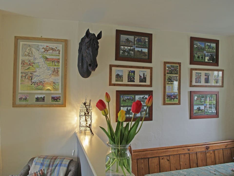 Dining area at Briar Cottage in Middleham in the Yorkshire Dales