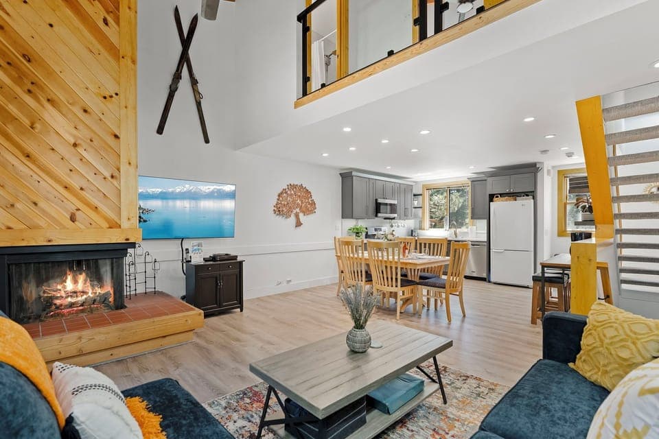 Living Room at Blue Alpine Loft at Northstar