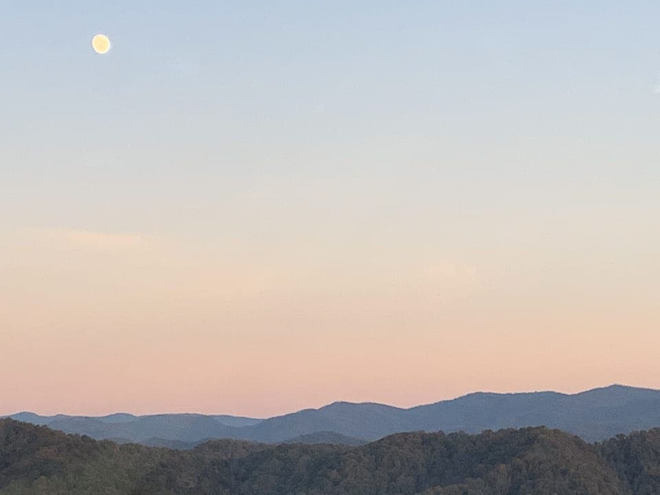 There are great views of the mountains from our neighborhood - ask owner.