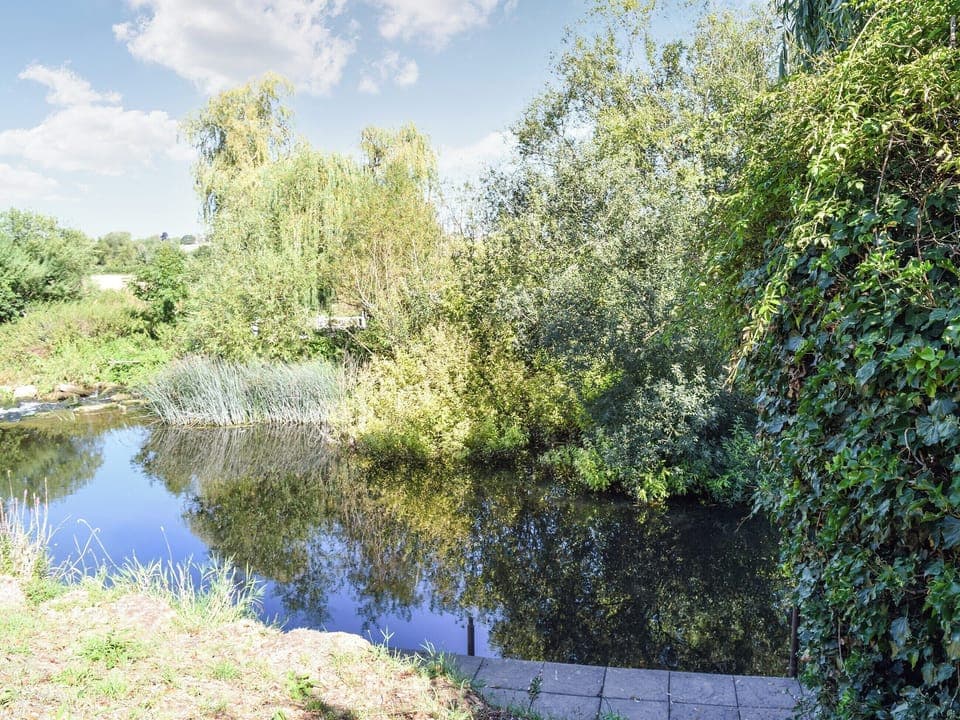 private fishing area on the River | Tudor Cottage, Barton