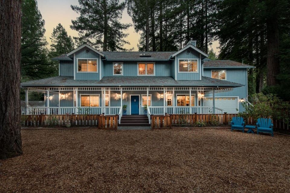 Newly furnished and rehabbed, this modern farmhouse styled 4 bedroom/3 bath house with game room, hot tub, fire pit, BBQ, and gym make for the perfect retreat. EV charging available as well! Welcome home! 