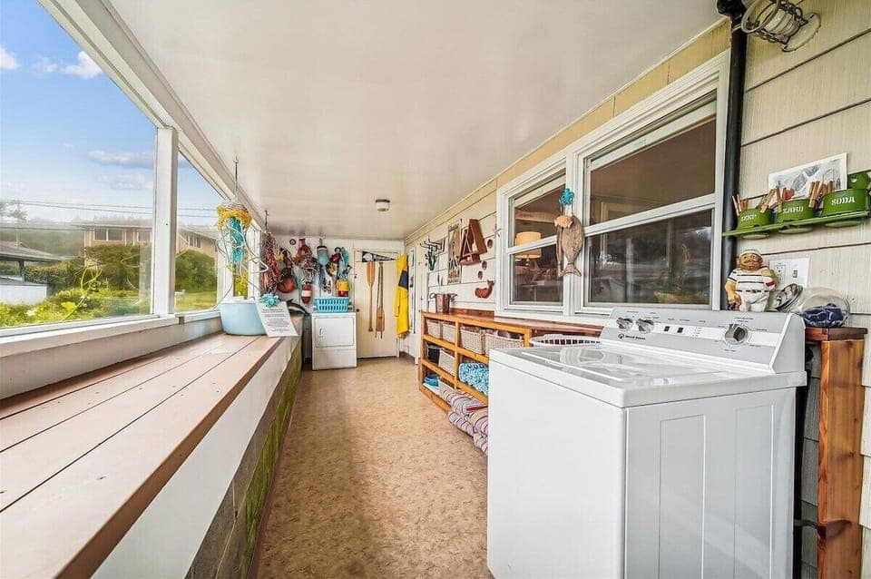 Laundry Room at the Schilling Beach House