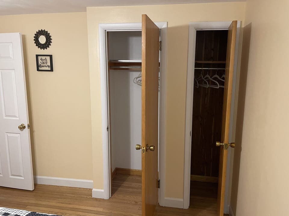 Closet space in Queen Room, bedroom #3
