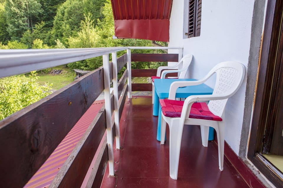 Furnished balcony with a stunning view