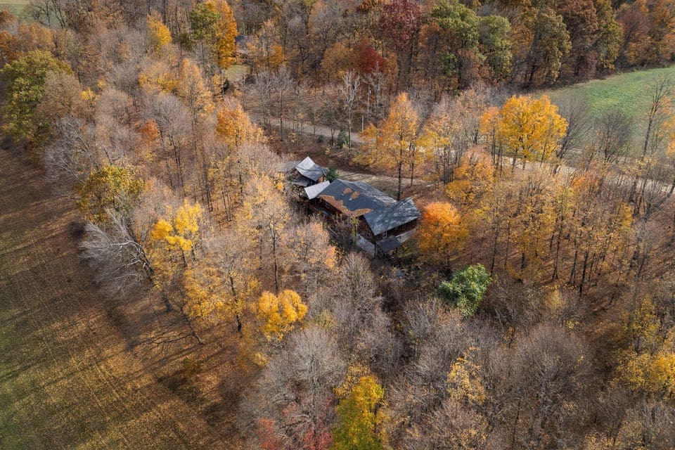 Drone Photo of Private Lodge