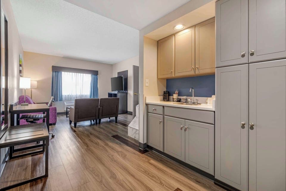 Suite, 1 King Bed with Sofa bed, Non Smoking, Refrigerator & Microwave (with Sofabed) | Premium bedding, pillowtop beds, in-room safe, desk