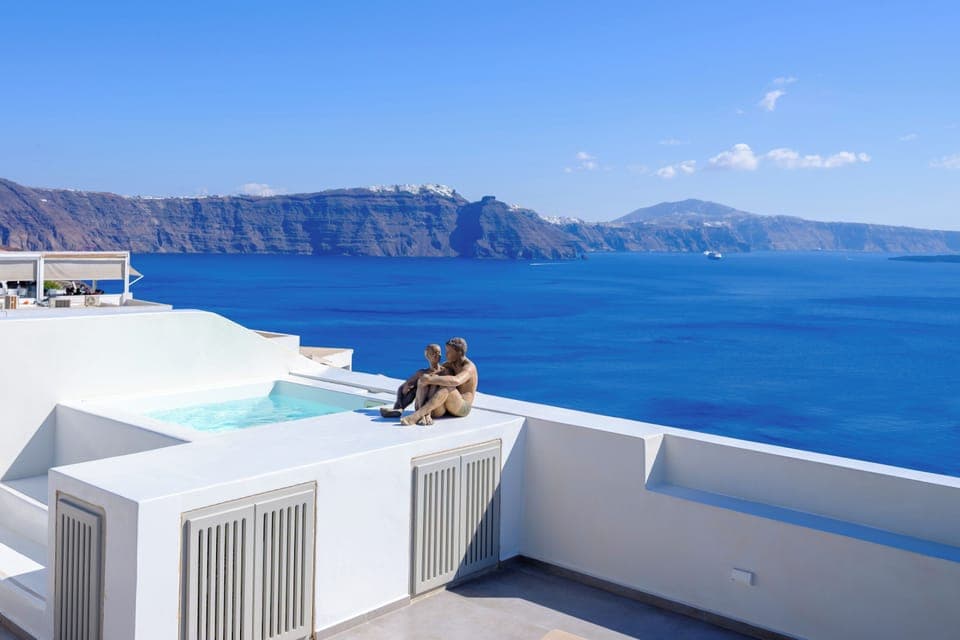 Panoramic Suite, Hot Tub, Sea View | Terrace/patio