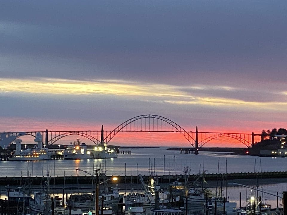 This is the view off the spacious desk.