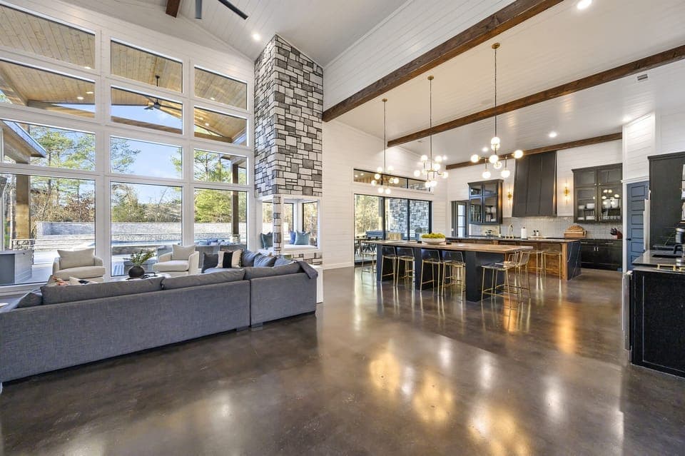 Living Room - Kitchen