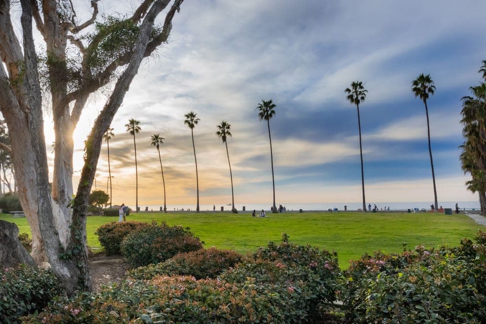 La Jolla Shores At Sunset.  Just A Few Blocks West.