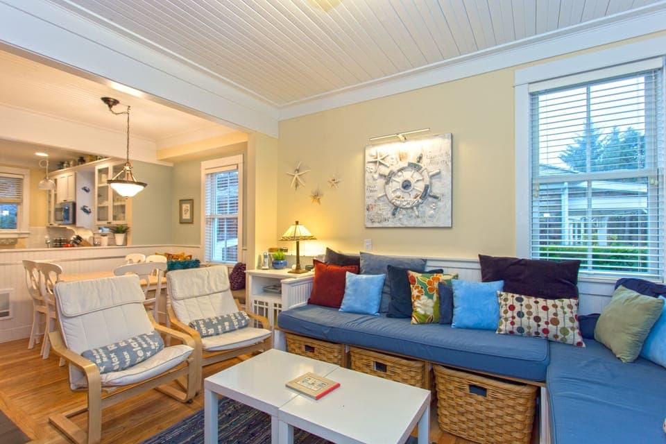 Open concept living keeps everyone together