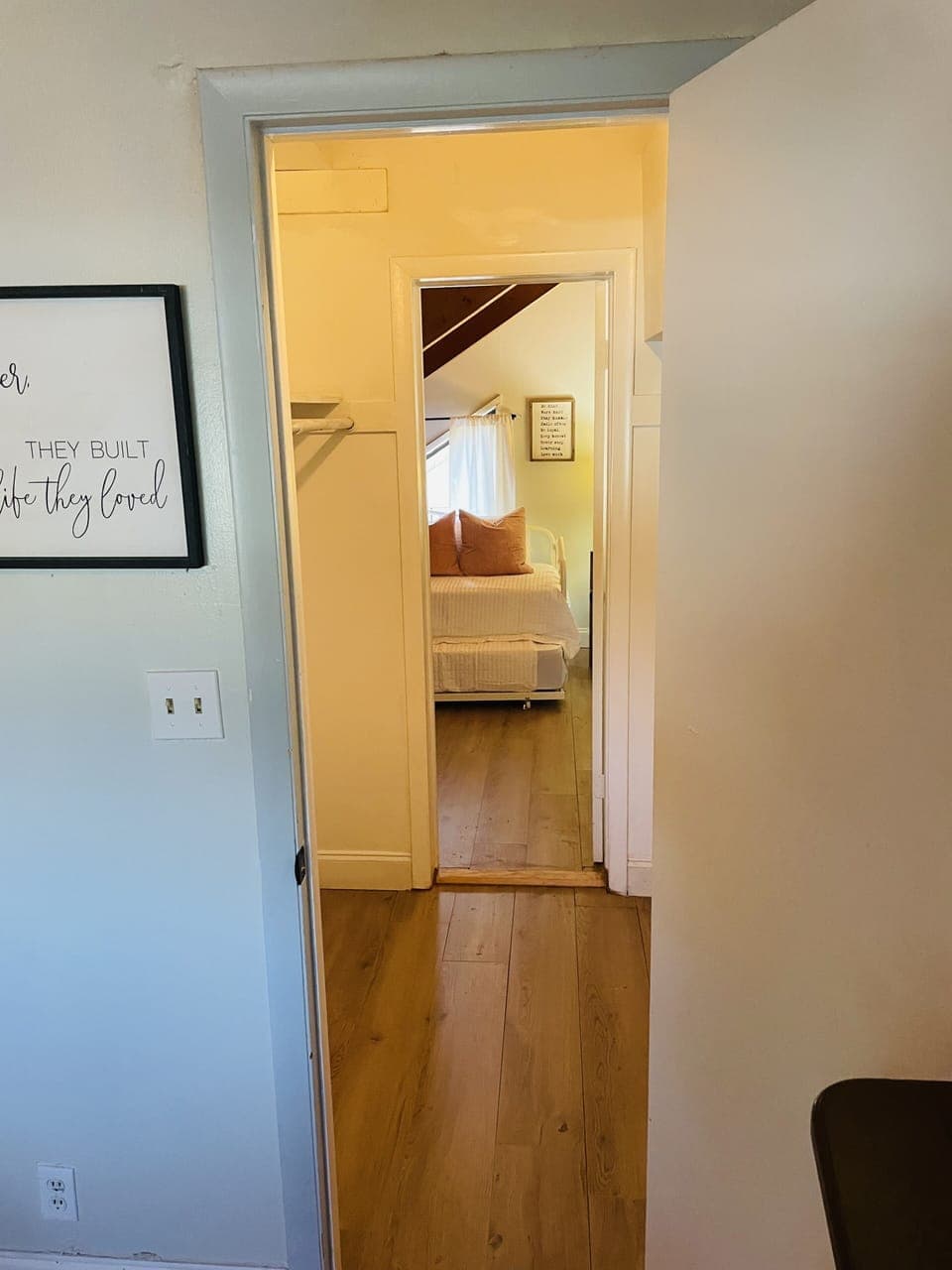 Walk in closet access to bedroom 4