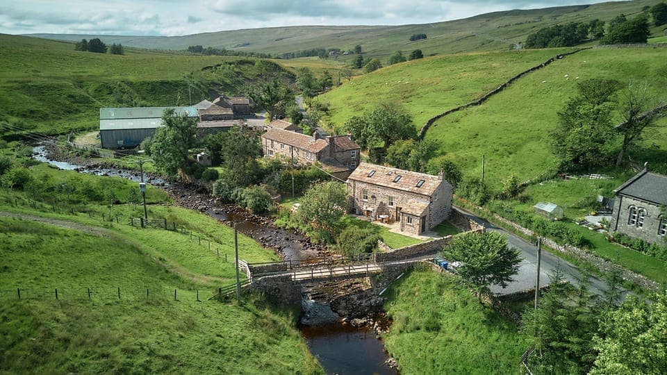 Drone view of The Reading Rooms