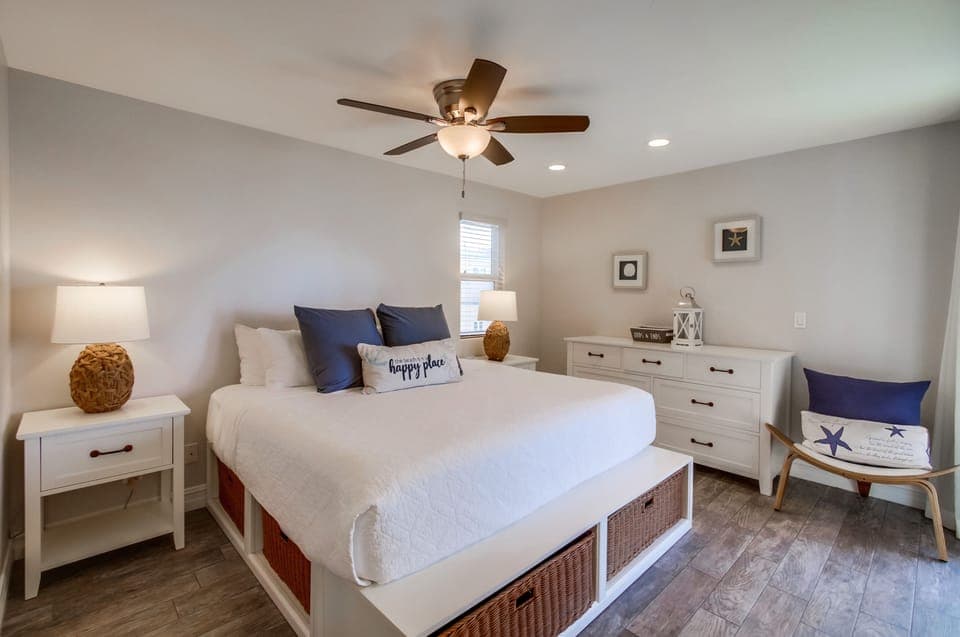 Sleep Like a King: Luxurious Bedding in Our Vacation Rental Bedroom!