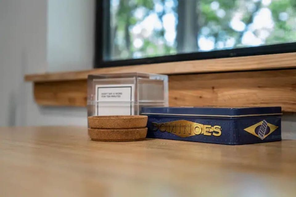 Well stocked game cupboard with all our personal favorites. 