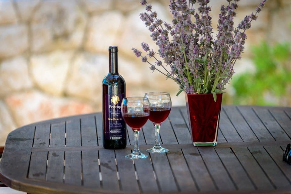 Terrace with outside dining area