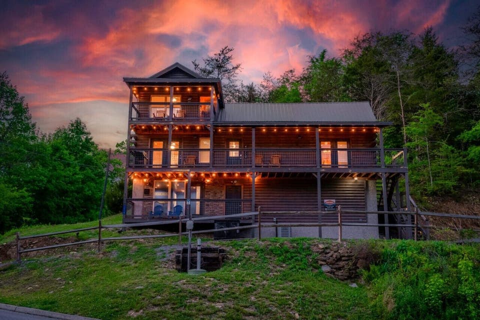 This cabin provides a one-of-a-kind experience, perfectly nestled in the heart of the Great Smoky Mountains.