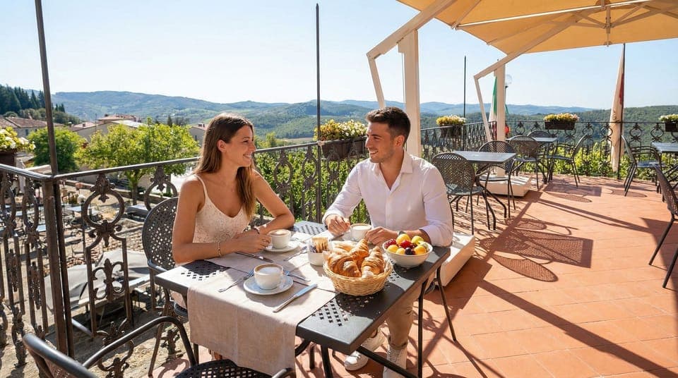 Daily buffet breakfast (EUR 13 per person)