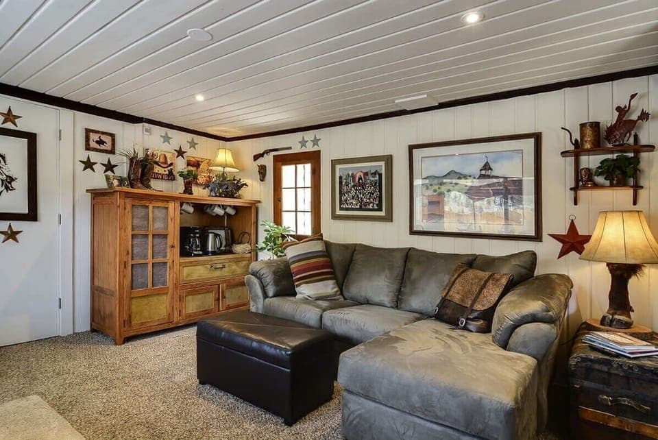 Couch and sitting area 