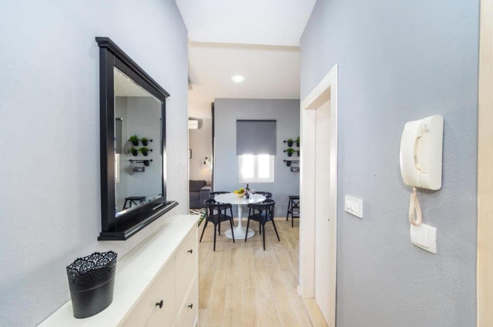 Superior Apartment, 2 Bedrooms, Balcony, Sea View | Living area | 100-cm TV with satellite channels