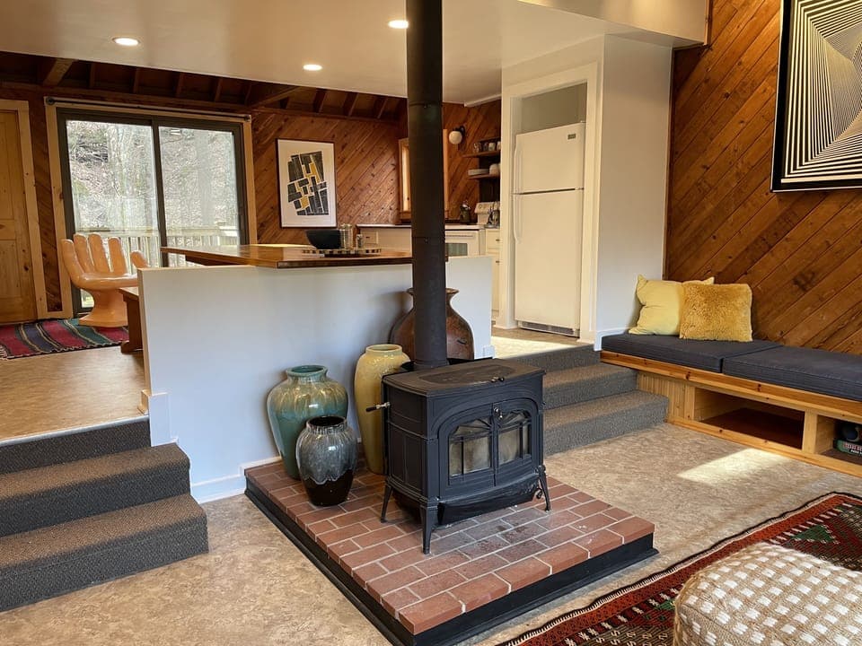 Wood stove for heating!