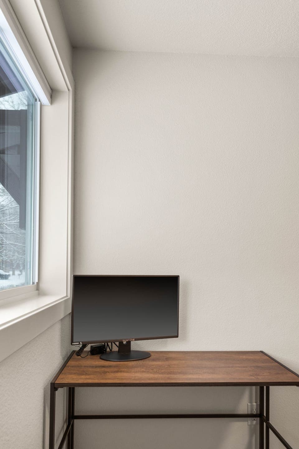 Dedicated workstation with monitor.