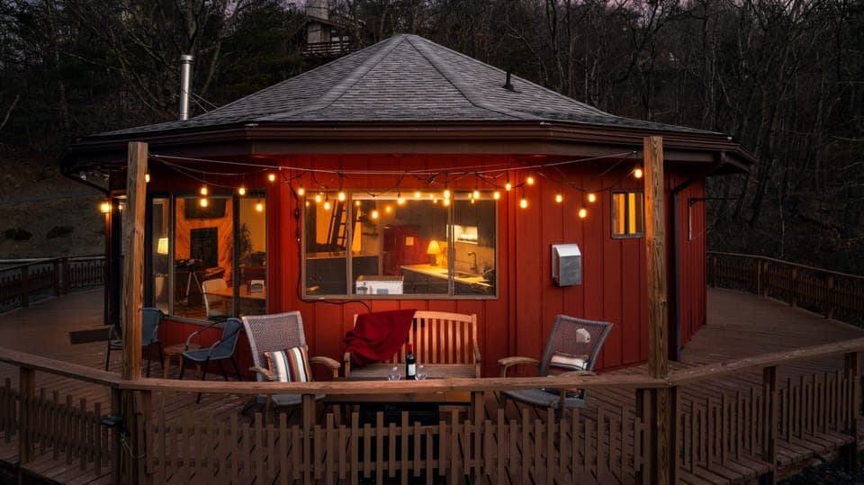 Turn on our party lights for added ambiance.