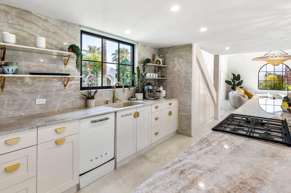 Well-stocked kitchen