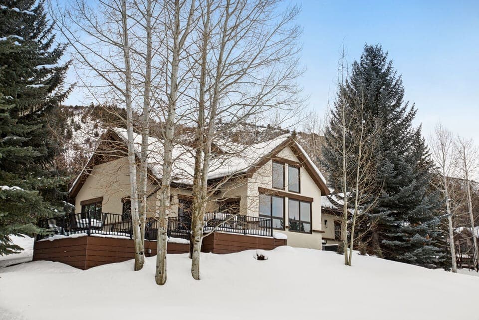 View of Deck and Hot Tub Area