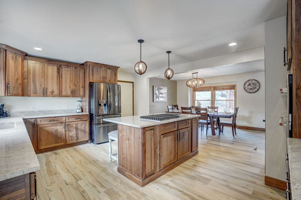 Remodeled kitchen