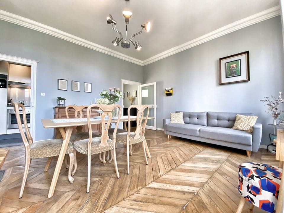 dining room workspace living room television and multimedia