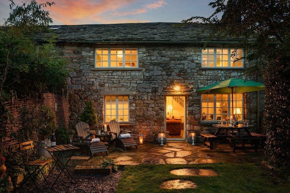 A gorgeous Yorkshire stone cottage, nestled right next to the river