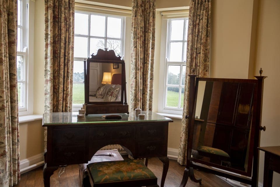 First floor: Bedroom one overlooking the garden