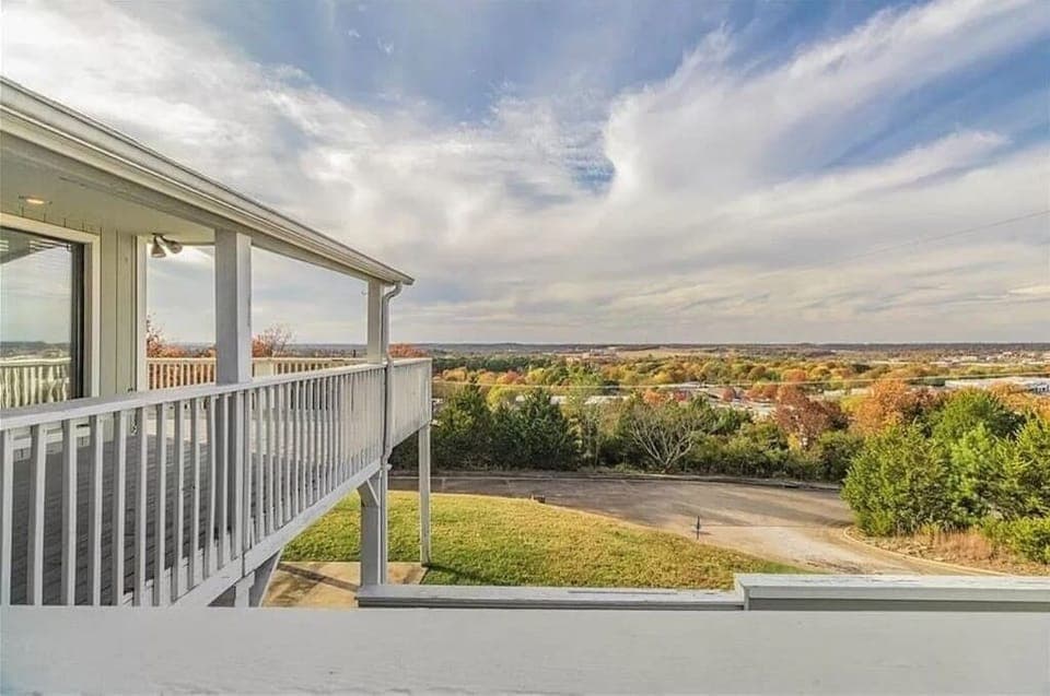 View off the deck to the west/northwest.  Catch epic sunsets from here every day.  