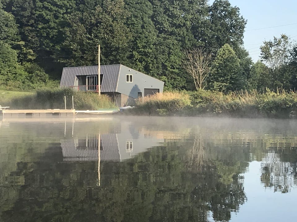 Still Valley Lake Loft as seen from the lake