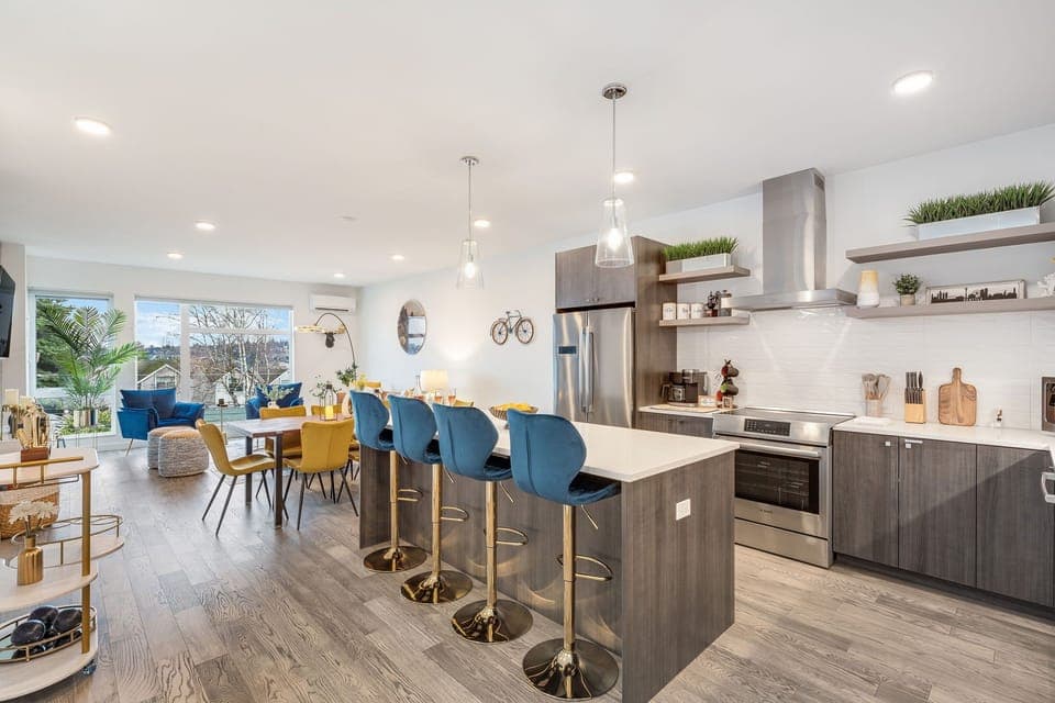 Elevate dining with chic, comfy kitchen counter stools for gathering!
